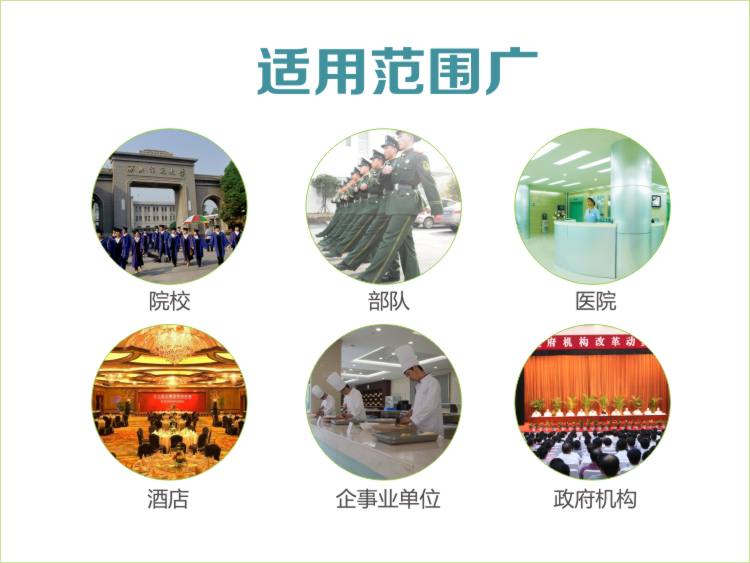 適用于酒店、餐飲飯店、學(xué)校食堂及企事業(yè)單位食堂